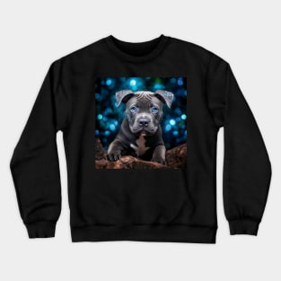 Shimmery Staffy Crewneck Sweatshirt